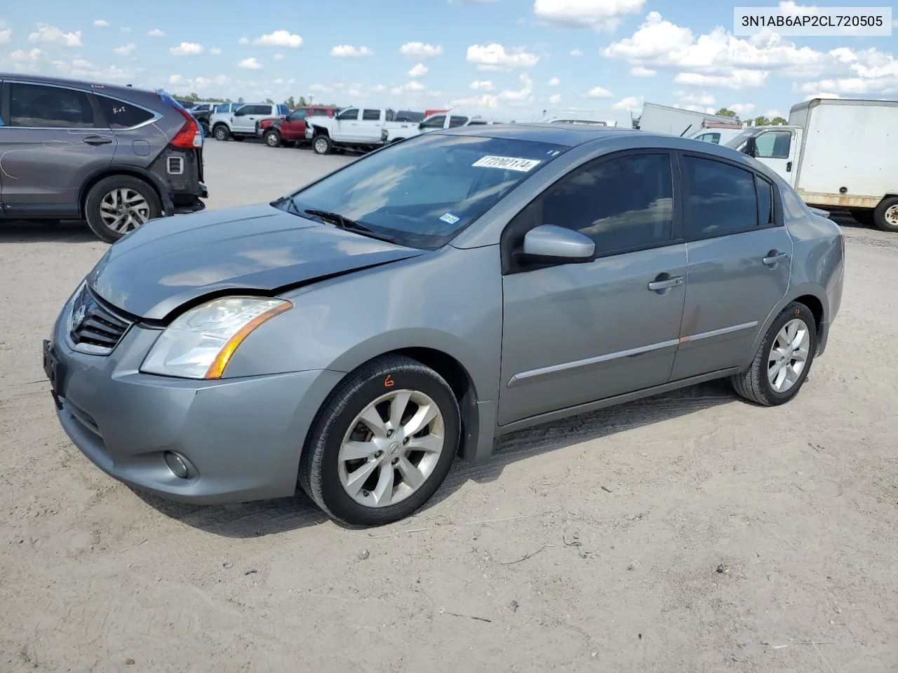 2012 Nissan Sentra 2.0 VIN: 3N1AB6AP2CL720505 Lot: 72202174