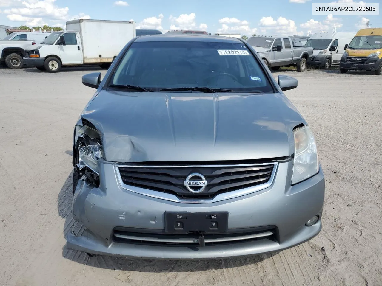 2012 Nissan Sentra 2.0 VIN: 3N1AB6AP2CL720505 Lot: 72202174