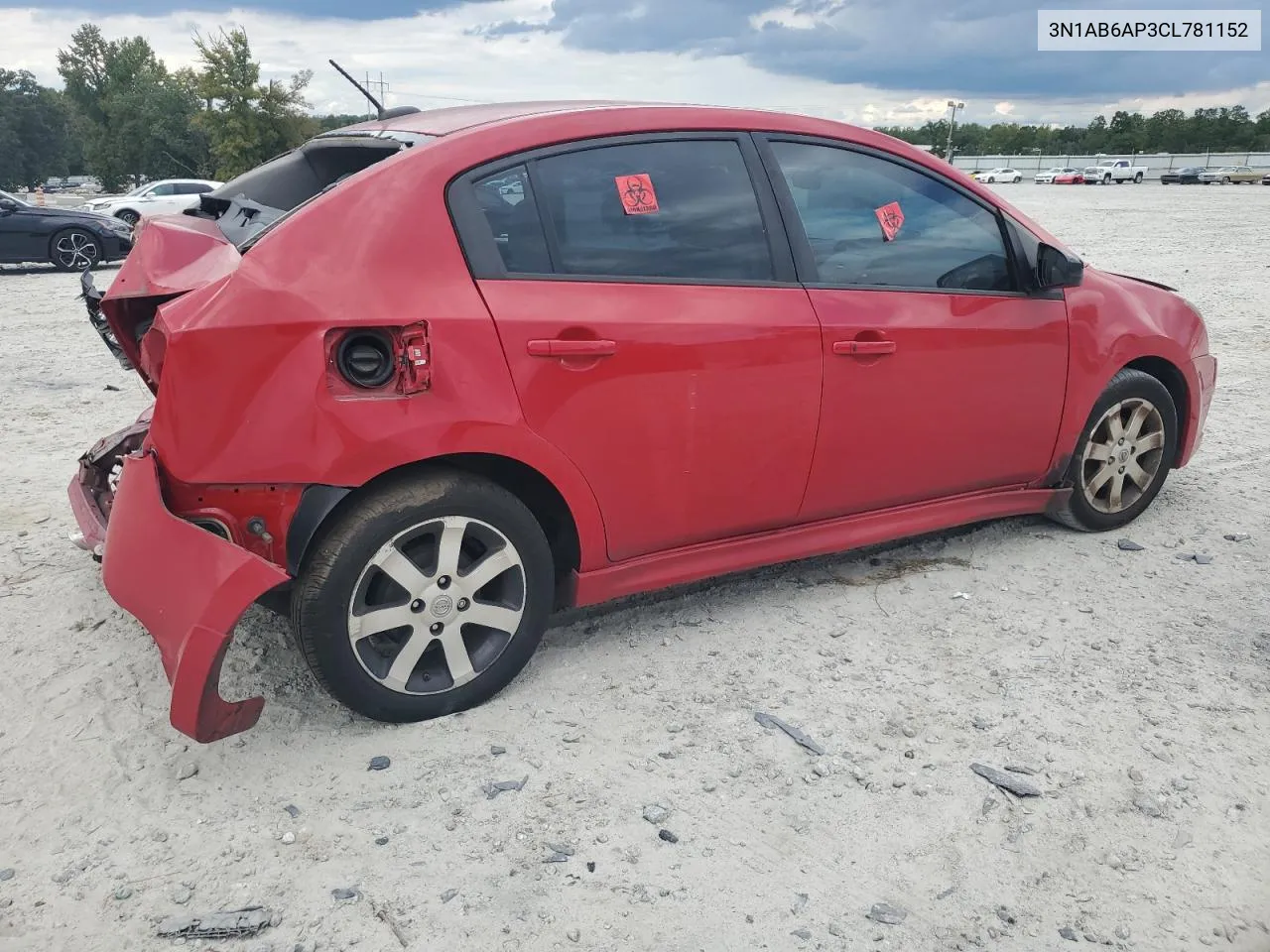 3N1AB6AP3CL781152 2012 Nissan Sentra 2.0