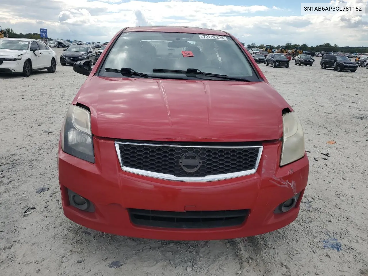 2012 Nissan Sentra 2.0 VIN: 3N1AB6AP3CL781152 Lot: 72202204