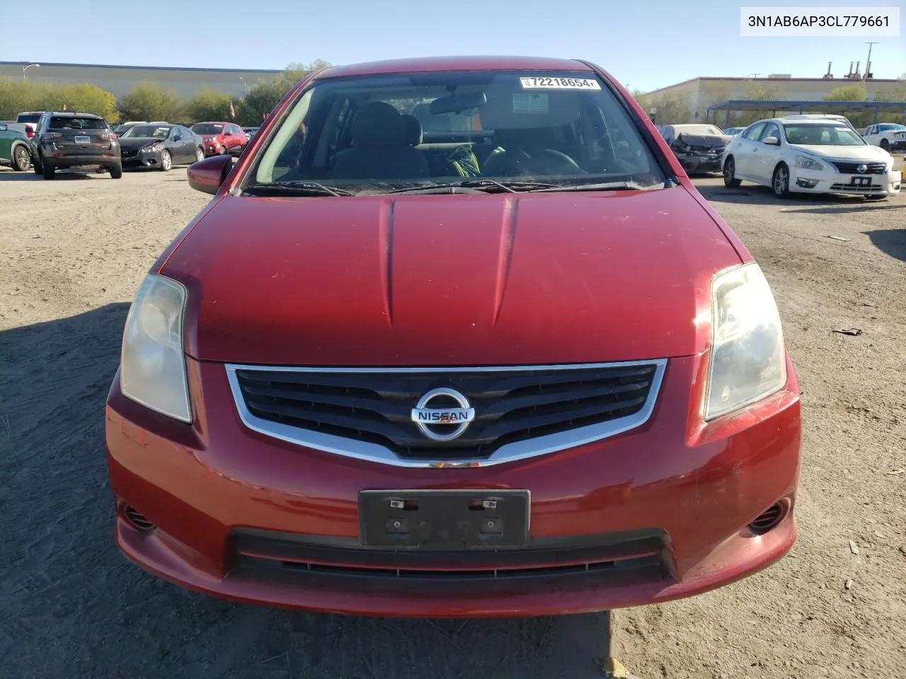 2012 Nissan Sentra 2.0 VIN: 3N1AB6AP3CL779661 Lot: 72218654