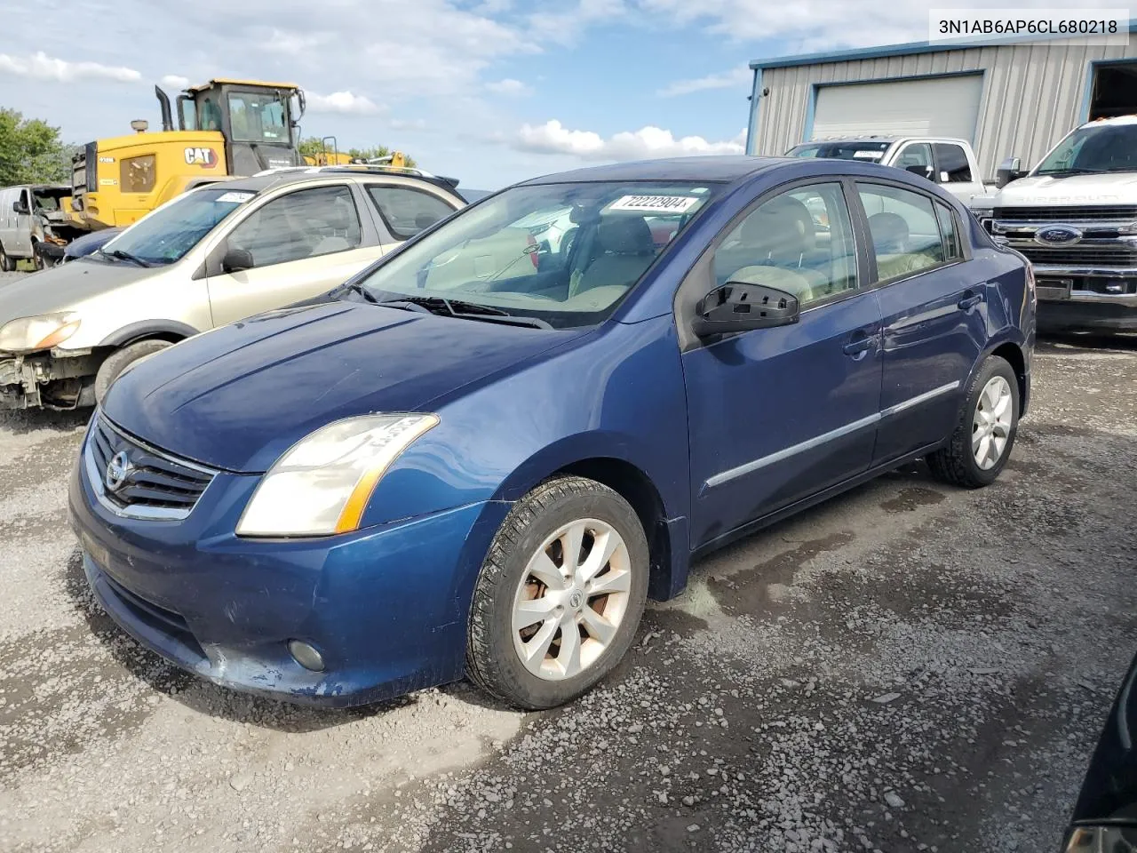 2012 Nissan Sentra 2.0 VIN: 3N1AB6AP6CL680218 Lot: 72222904