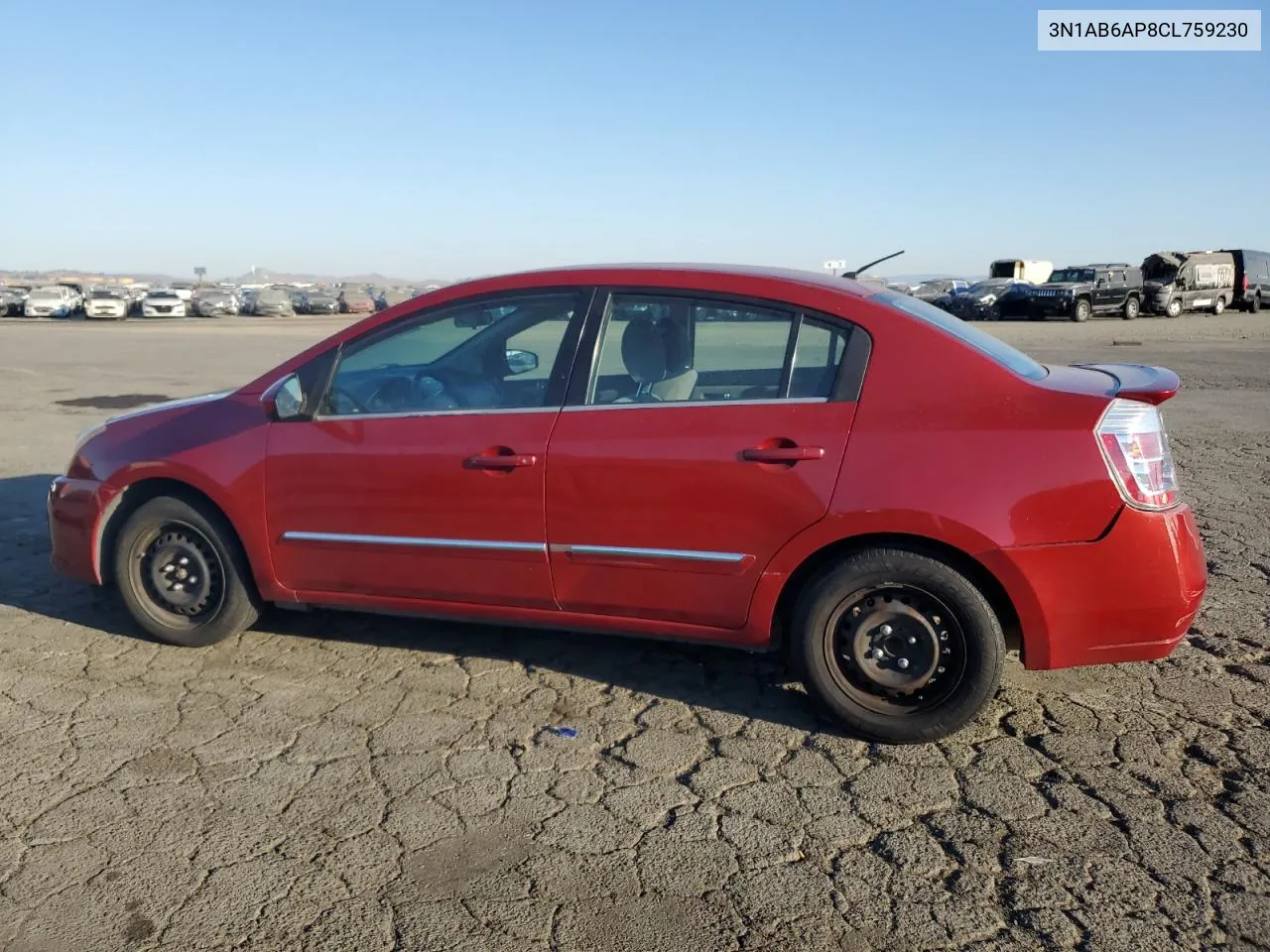 2012 Nissan Sentra 2.0 VIN: 3N1AB6AP8CL759230 Lot: 72629504