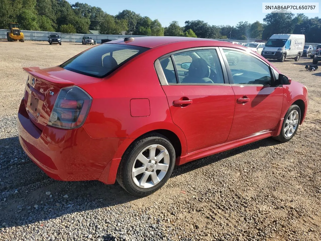 2012 Nissan Sentra 2.0 VIN: 3N1AB6AP7CL650757 Lot: 73321124