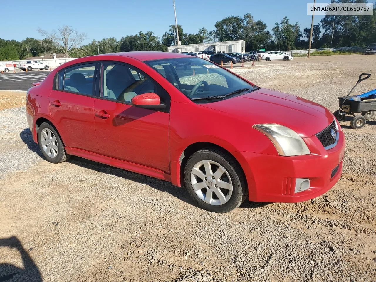 3N1AB6AP7CL650757 2012 Nissan Sentra 2.0