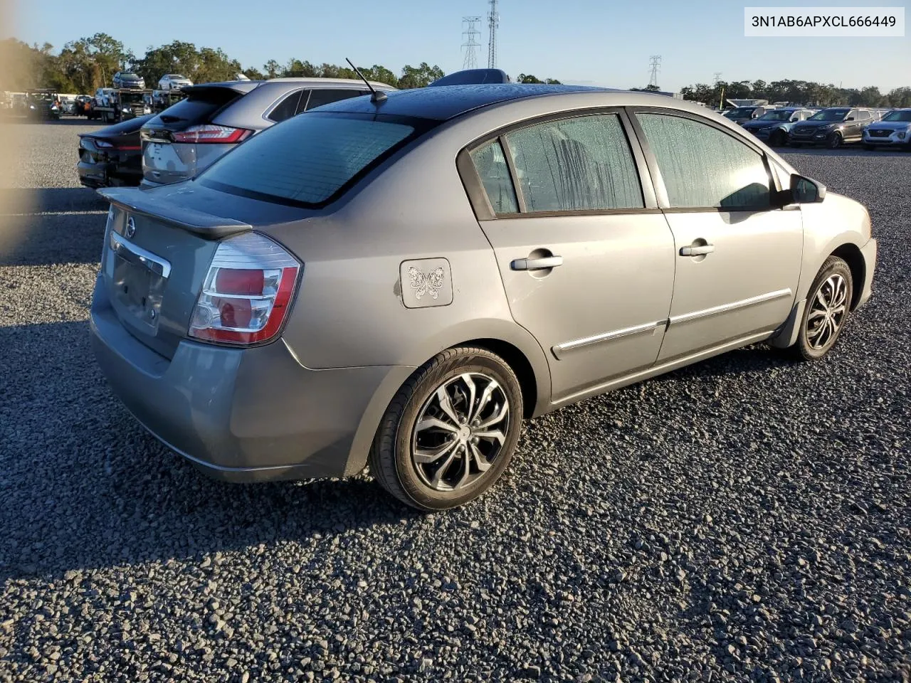 3N1AB6APXCL666449 2012 Nissan Sentra 2.0