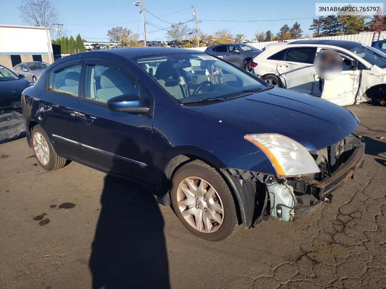 2012 Nissan Sentra 2.0 VIN: 3N1AB6AP2CL765797 Lot: 76588464