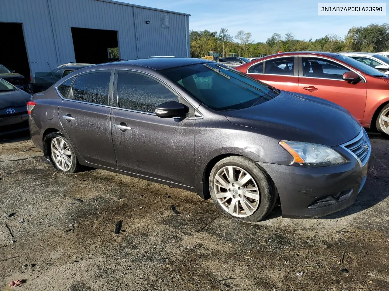 2013 Nissan Sentra S VIN: 3N1AB7AP0DL623990 Lot: 46062644