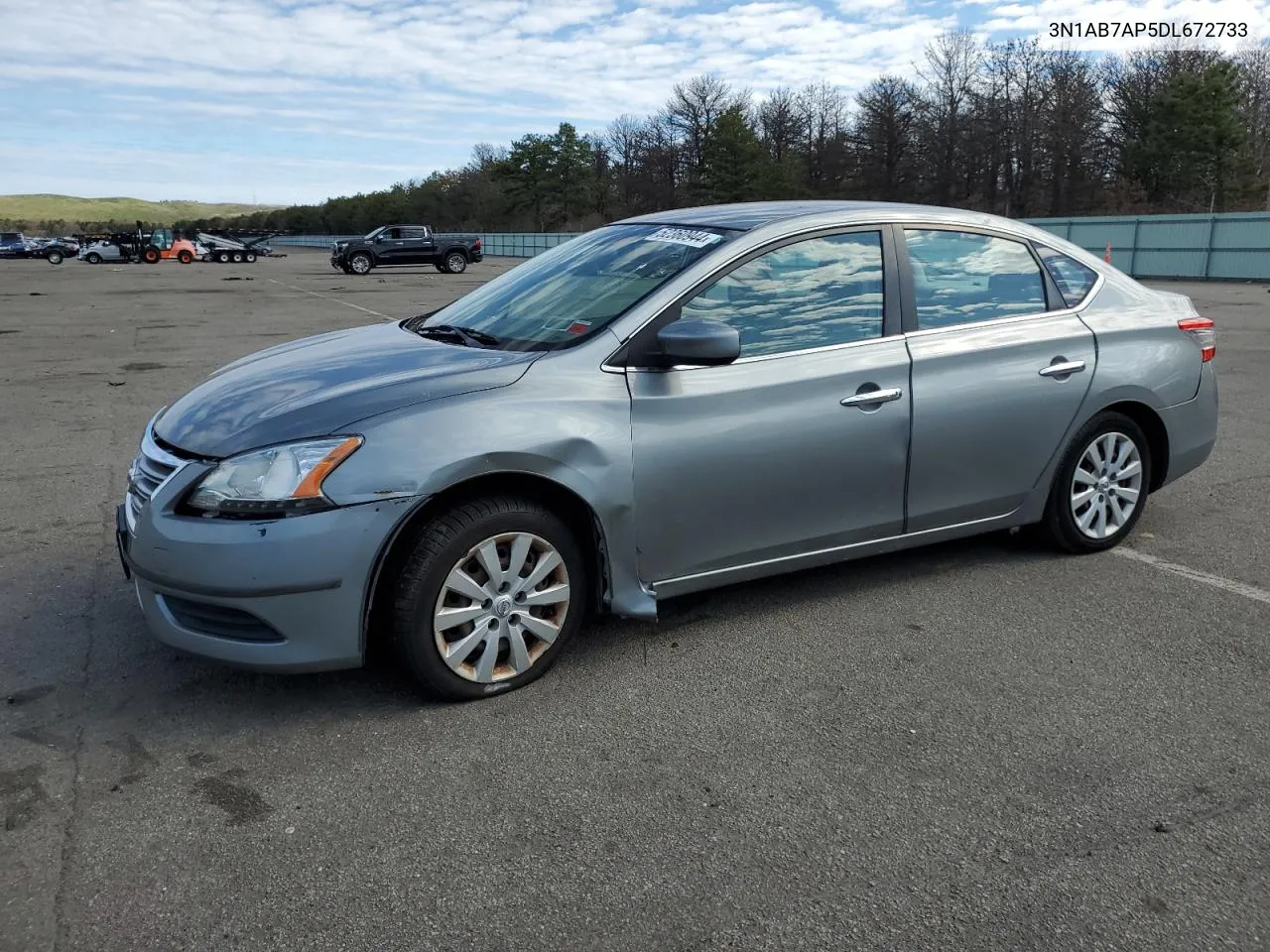 2013 Nissan Sentra S VIN: 3N1AB7AP5DL672733 Lot: 52360944