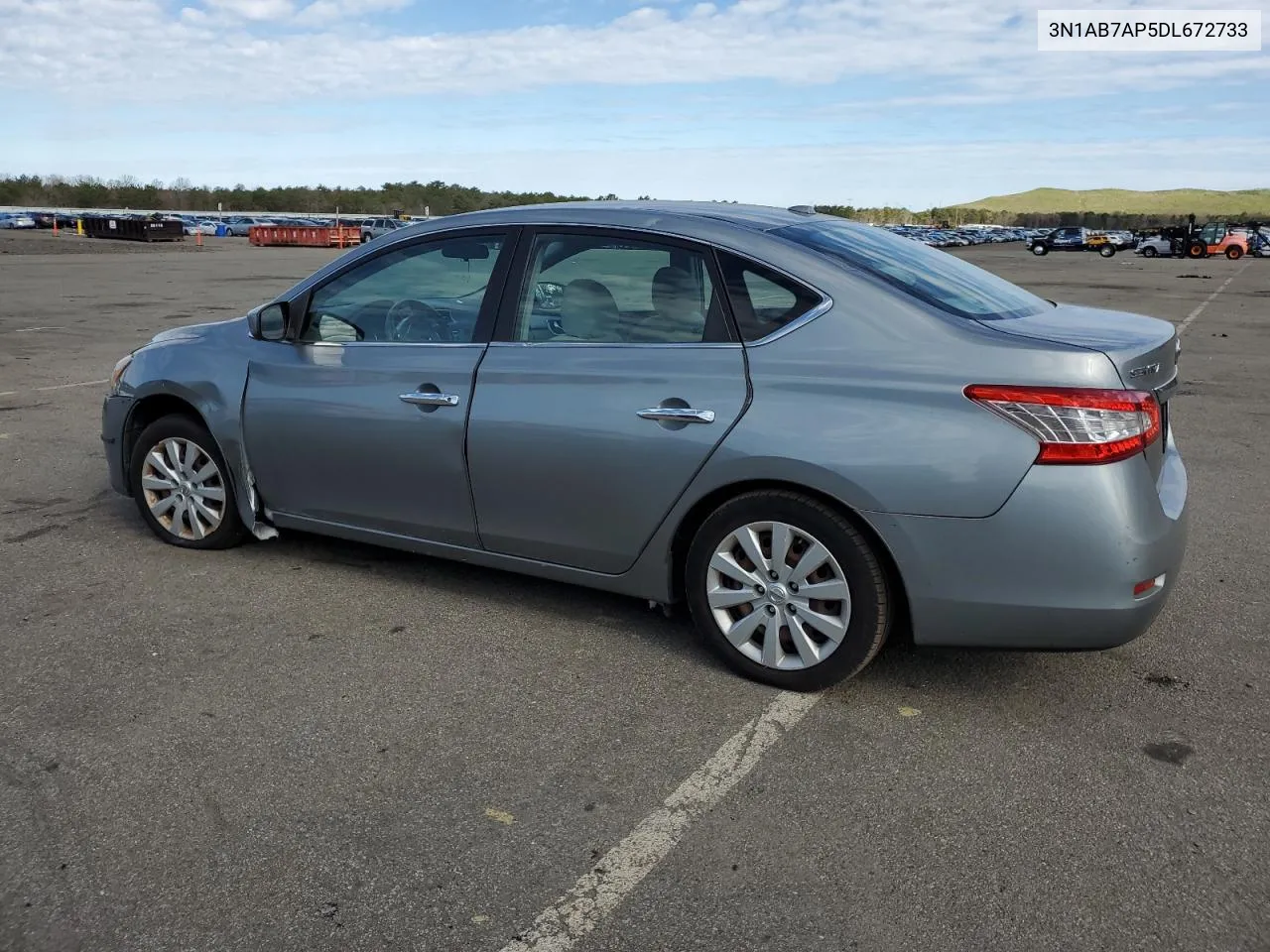 2013 Nissan Sentra S VIN: 3N1AB7AP5DL672733 Lot: 52360944