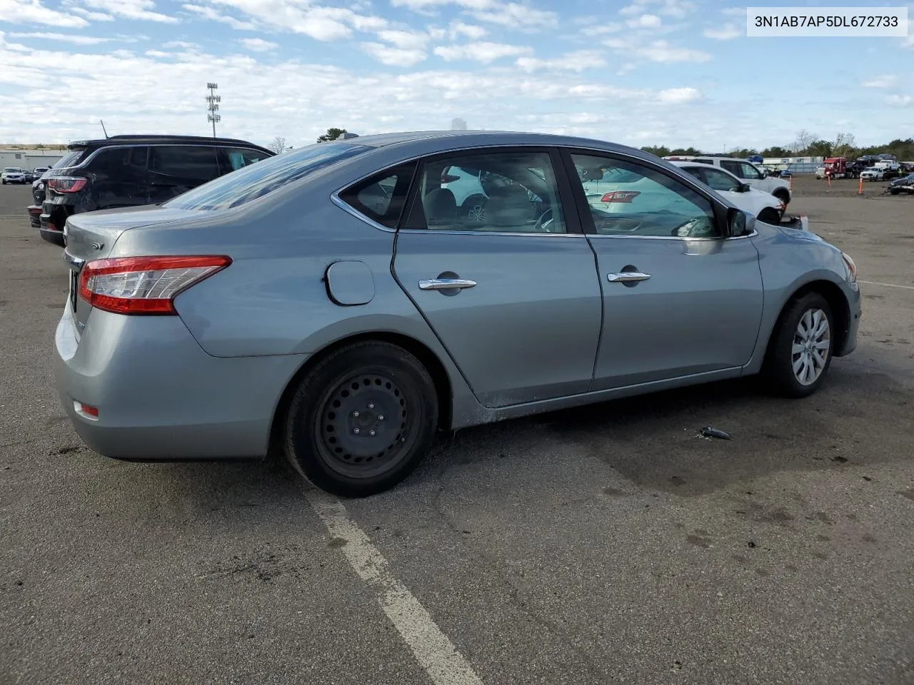 2013 Nissan Sentra S VIN: 3N1AB7AP5DL672733 Lot: 52360944