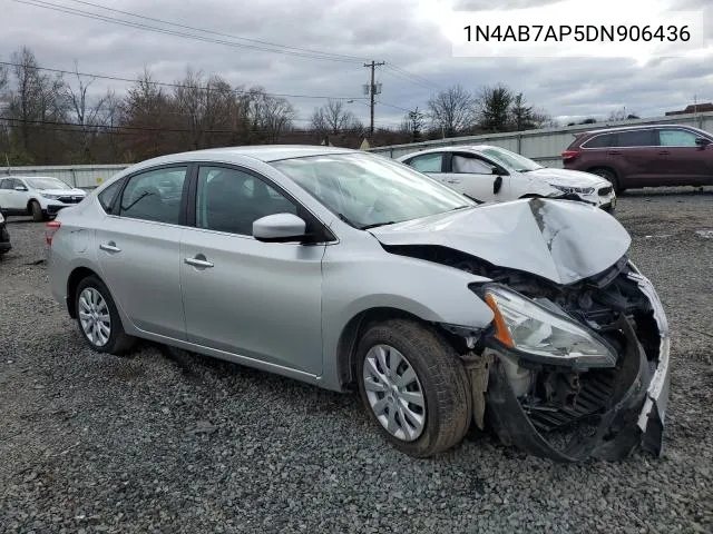 2013 Nissan Sentra S VIN: 1N4AB7AP5DN906436 Lot: 53196024