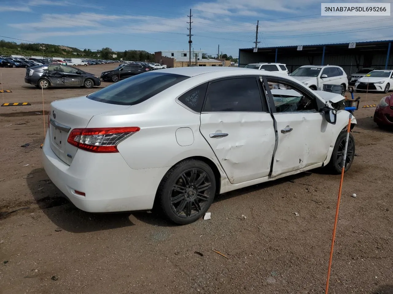 2013 Nissan Sentra S VIN: 3N1AB7AP5DL695266 Lot: 55679184