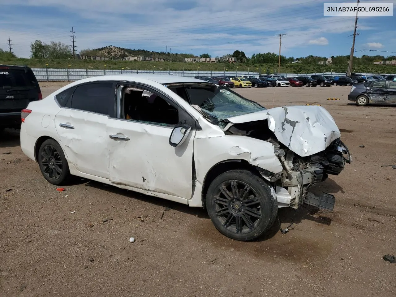 2013 Nissan Sentra S VIN: 3N1AB7AP5DL695266 Lot: 55679184