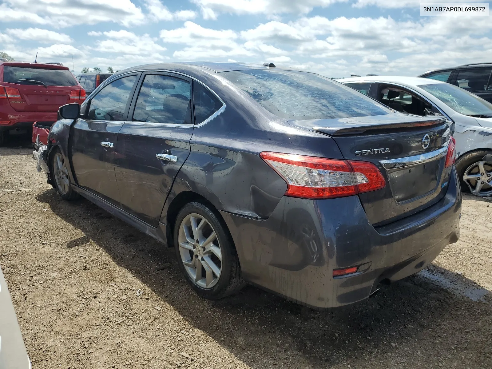 2013 Nissan Sentra S VIN: 3N1AB7AP0DL699872 Lot: 55852264