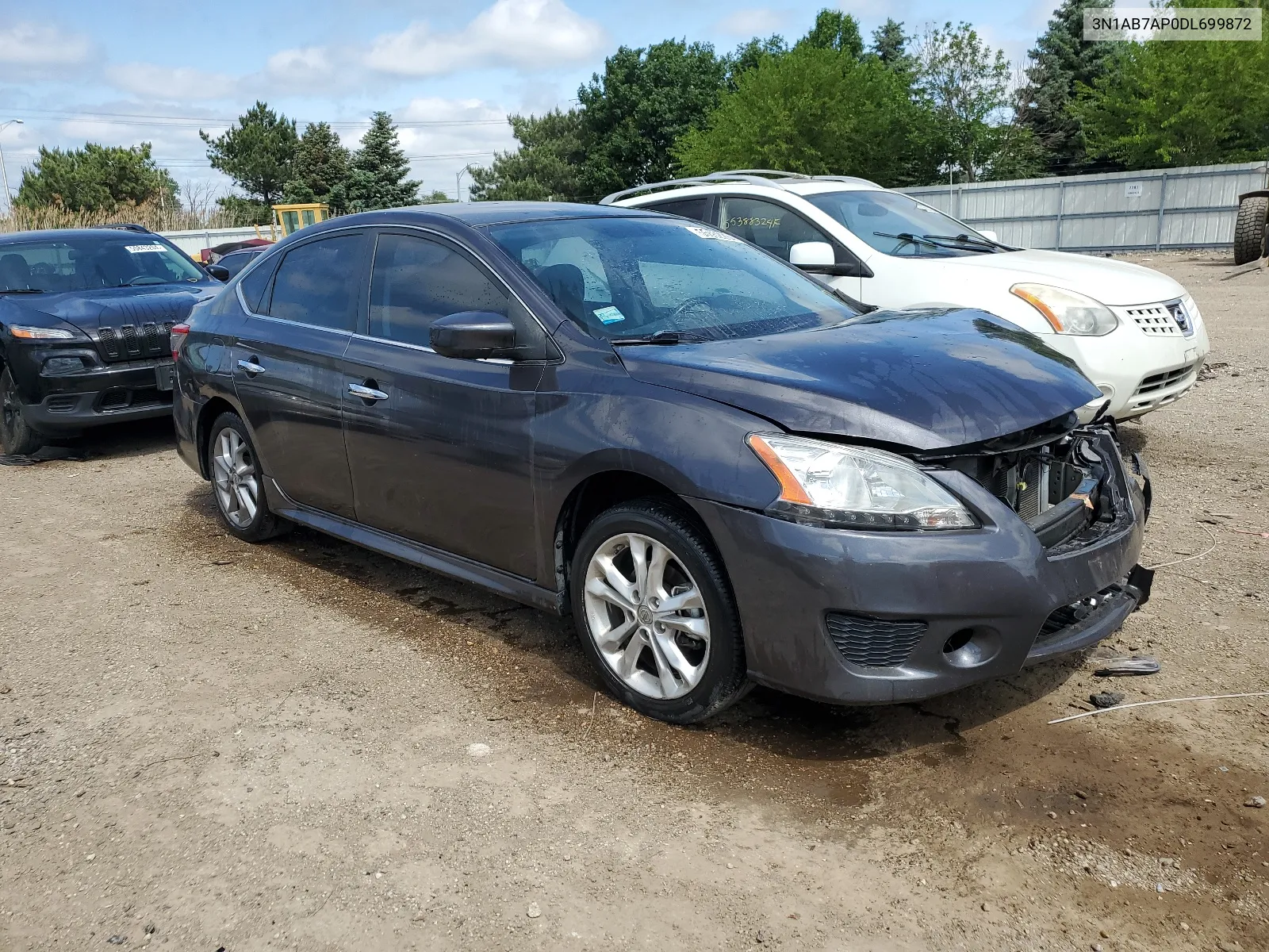 2013 Nissan Sentra S VIN: 3N1AB7AP0DL699872 Lot: 55852264