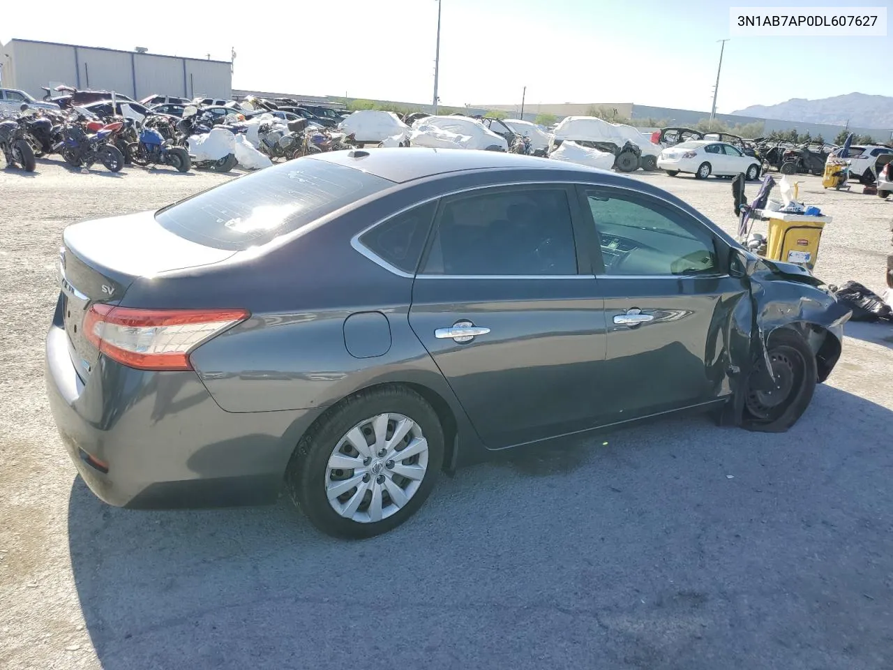 2013 Nissan Sentra S VIN: 3N1AB7AP0DL607627 Lot: 56703584