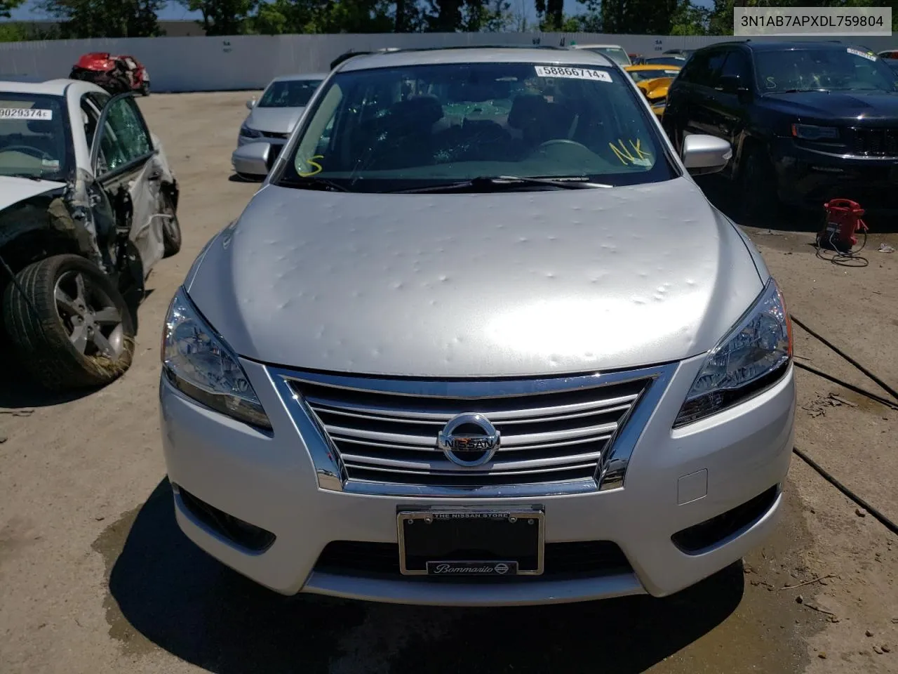 3N1AB7APXDL759804 2013 Nissan Sentra S