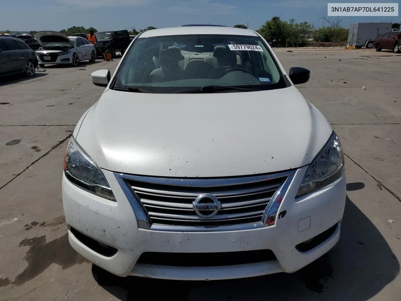 2013 Nissan Sentra S VIN: 3N1AB7AP7DL641225 Lot: 59779024