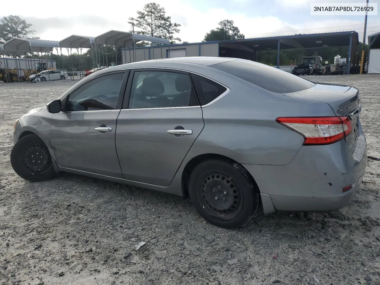 2013 Nissan Sentra S VIN: 3N1AB7AP8DL726929 Lot: 60140284