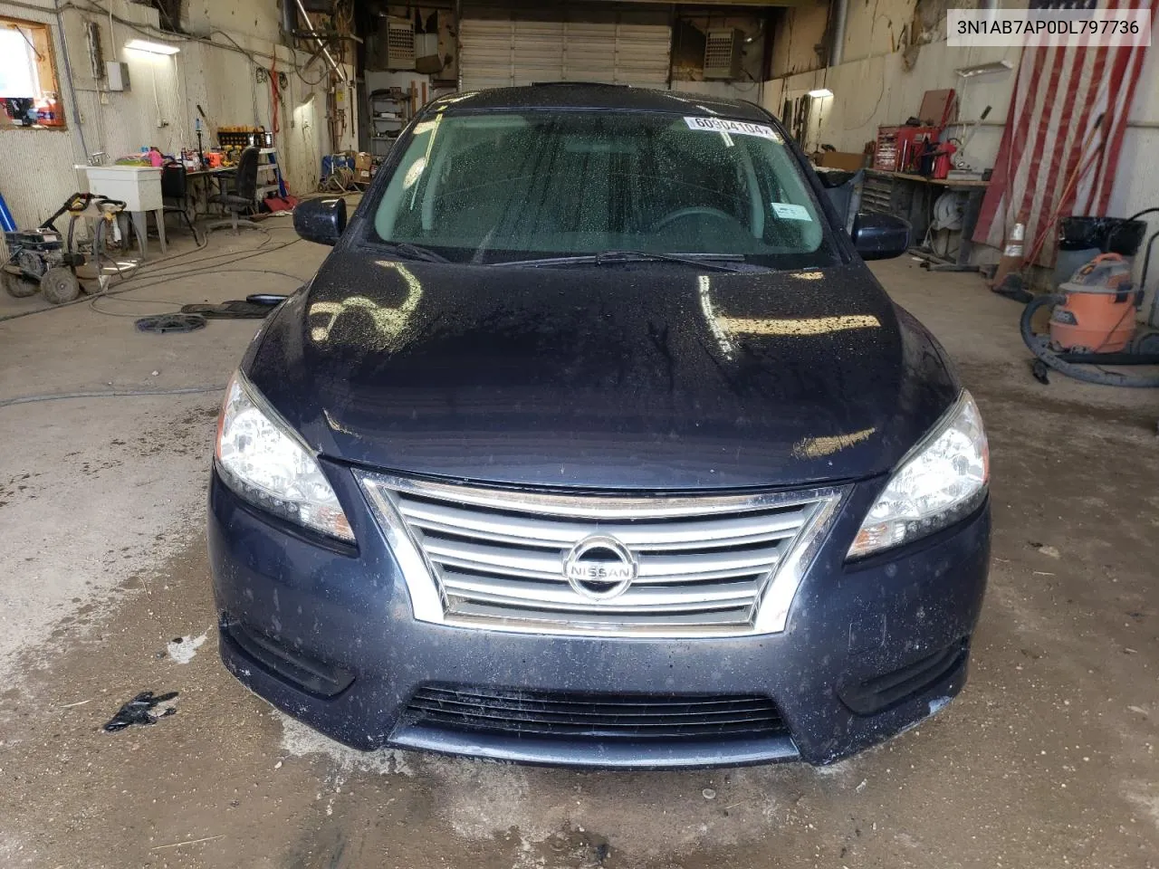 2013 Nissan Sentra S VIN: 3N1AB7AP0DL797736 Lot: 60904104