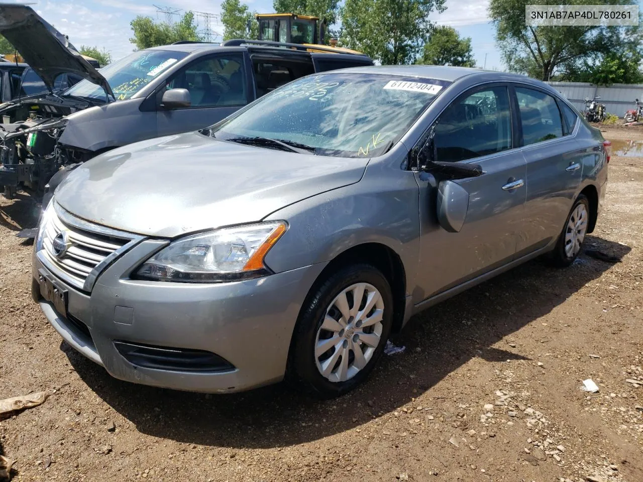 2013 Nissan Sentra S VIN: 3N1AB7AP4DL780261 Lot: 61112404