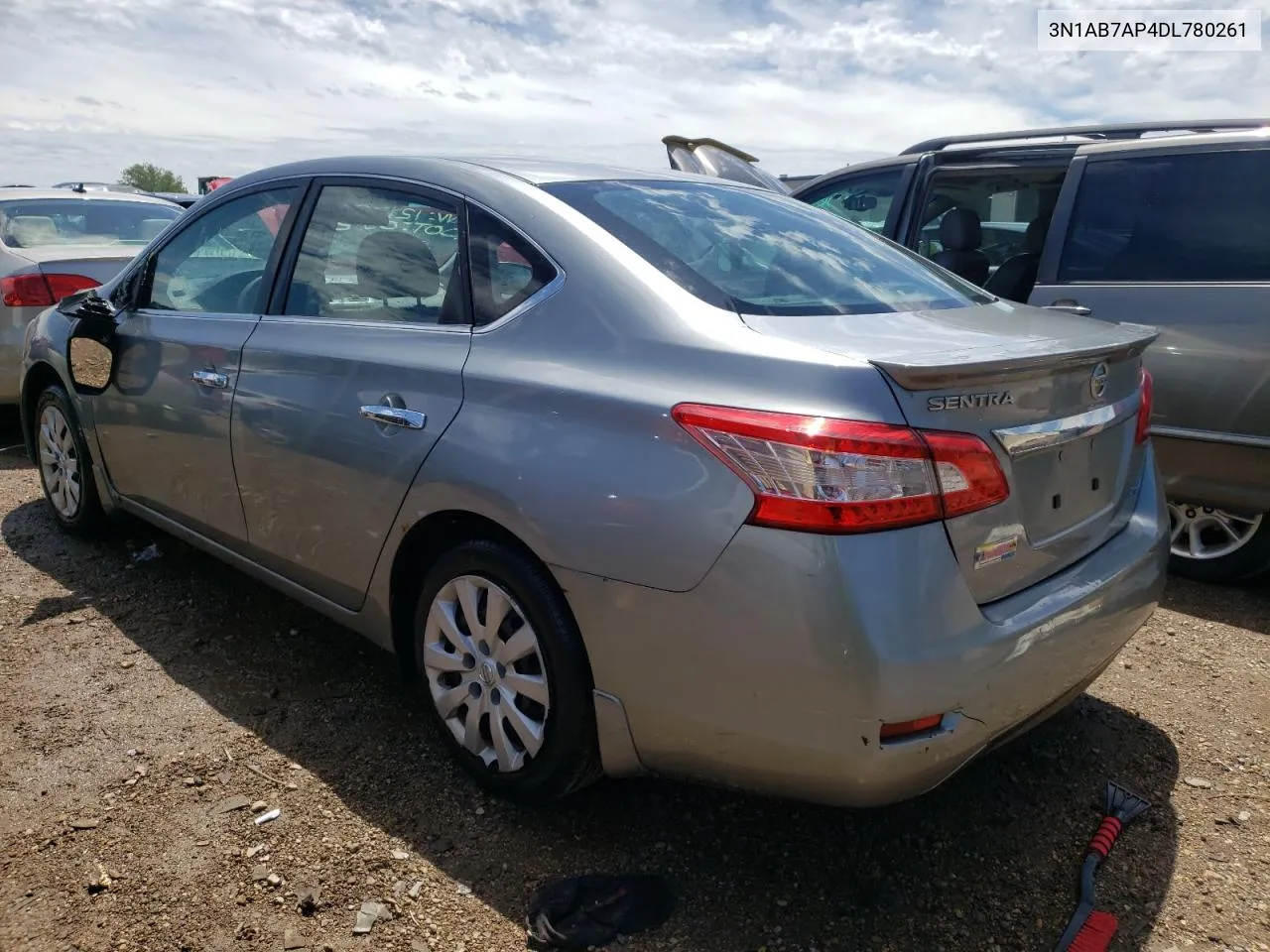 2013 Nissan Sentra S VIN: 3N1AB7AP4DL780261 Lot: 61112404