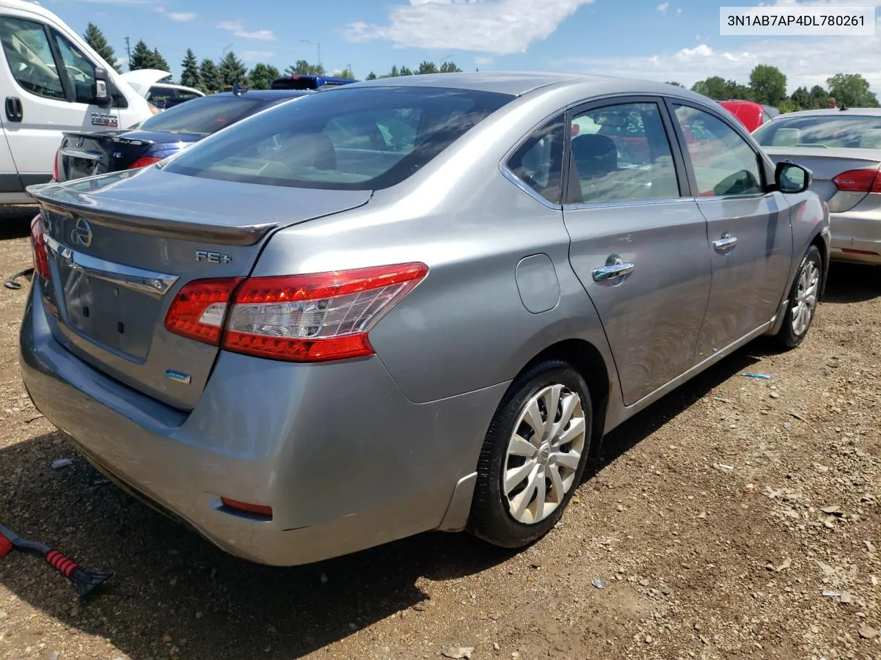 2013 Nissan Sentra S VIN: 3N1AB7AP4DL780261 Lot: 61112404