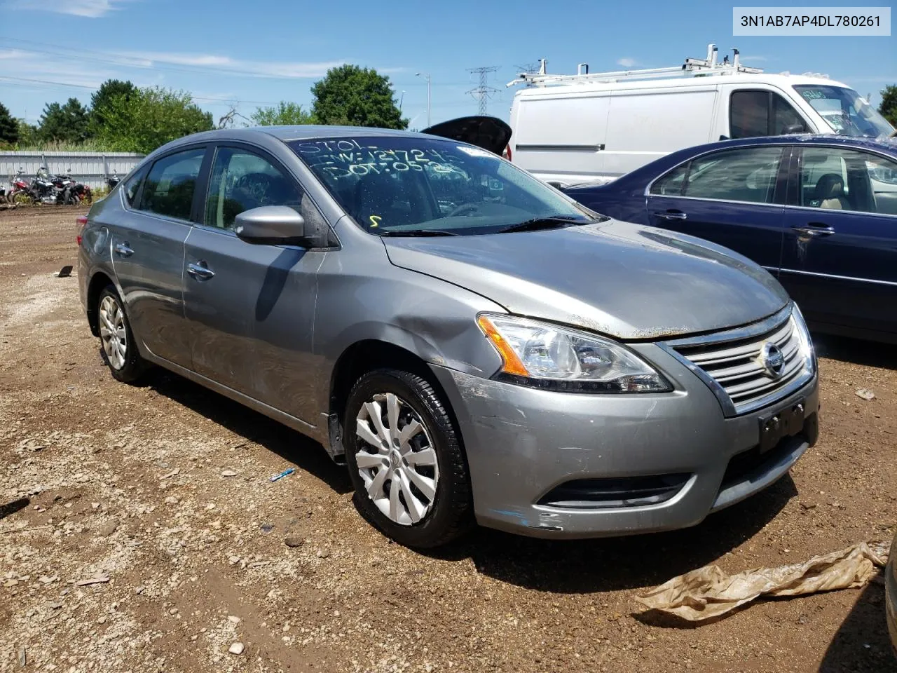 2013 Nissan Sentra S VIN: 3N1AB7AP4DL780261 Lot: 61112404