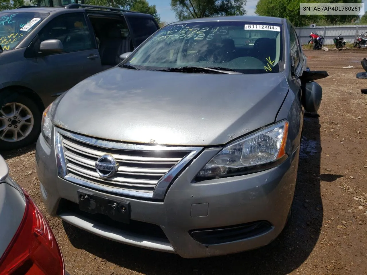 2013 Nissan Sentra S VIN: 3N1AB7AP4DL780261 Lot: 61112404