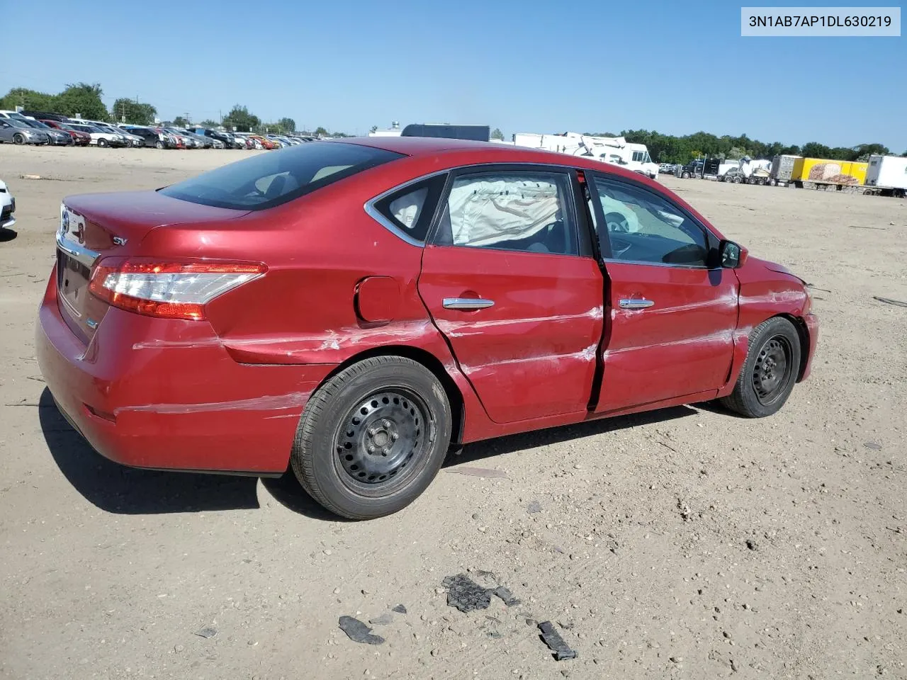 2013 Nissan Sentra S VIN: 3N1AB7AP1DL630219 Lot: 61143424