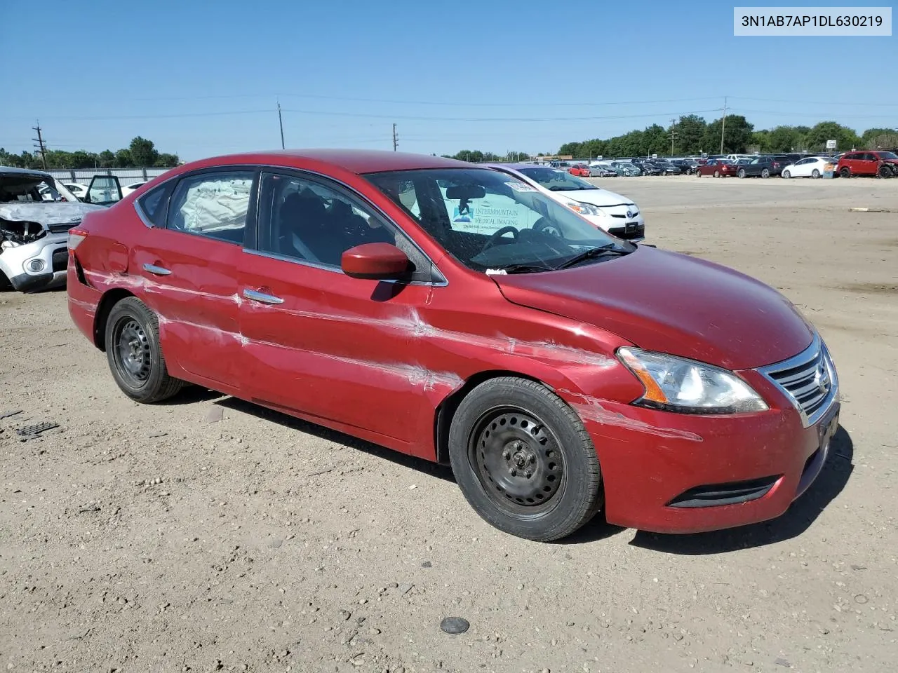 2013 Nissan Sentra S VIN: 3N1AB7AP1DL630219 Lot: 61143424