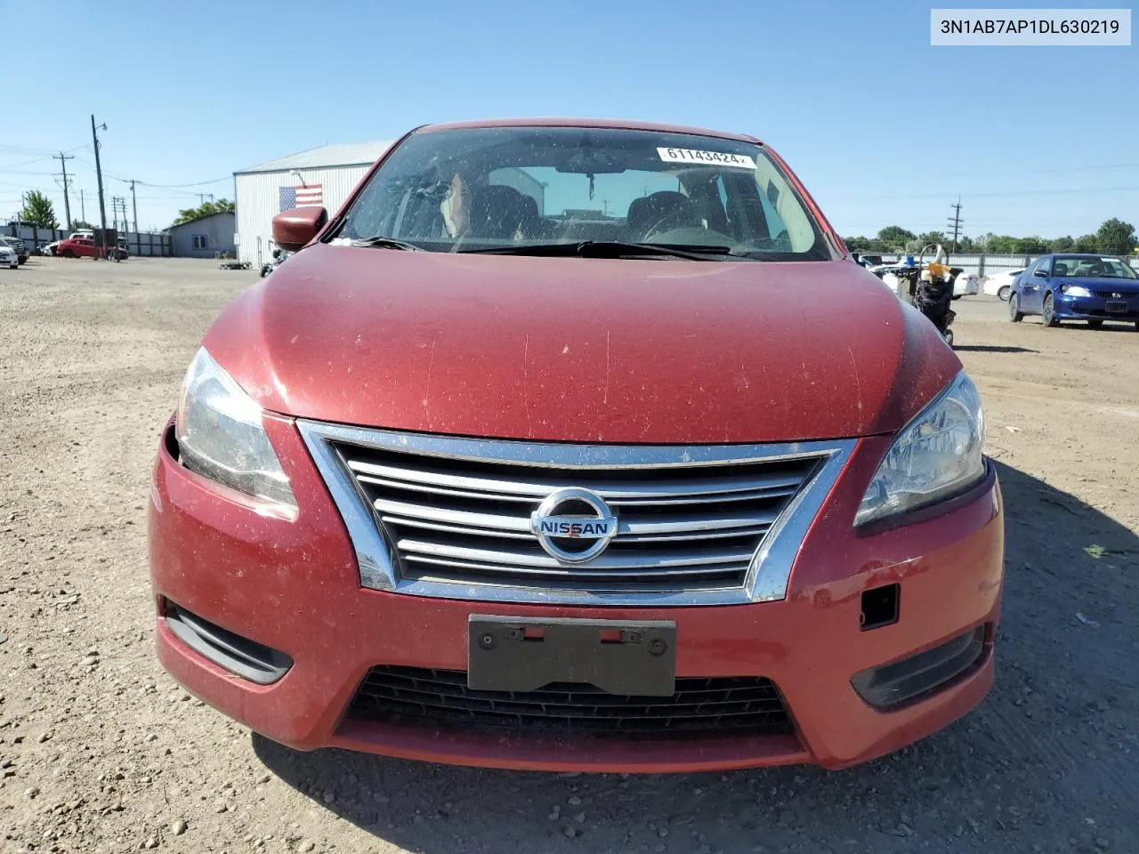 2013 Nissan Sentra S VIN: 3N1AB7AP1DL630219 Lot: 61143424