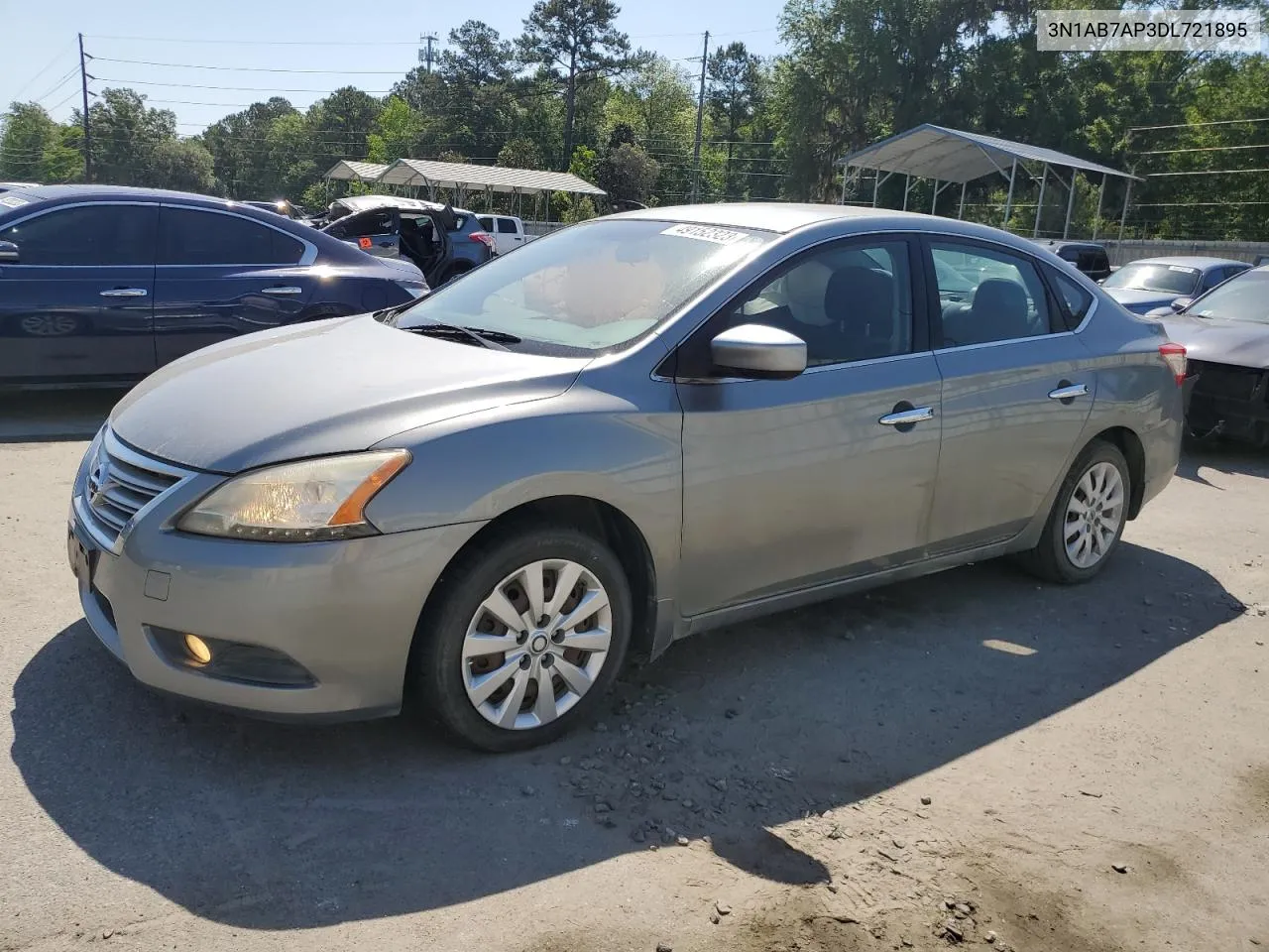 3N1AB7AP3DL721895 2013 Nissan Sentra S