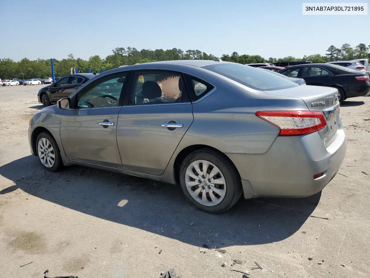 2013 Nissan Sentra S VIN: 3N1AB7AP3DL721895 Lot: 61378204