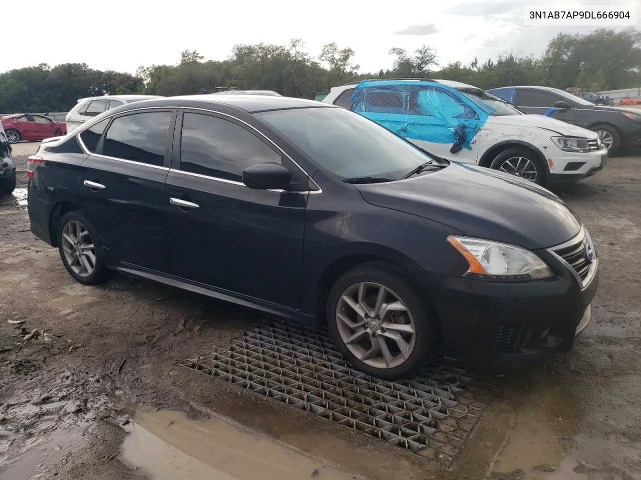 2013 Nissan Sentra S VIN: 3N1AB7AP9DL666904 Lot: 61434084