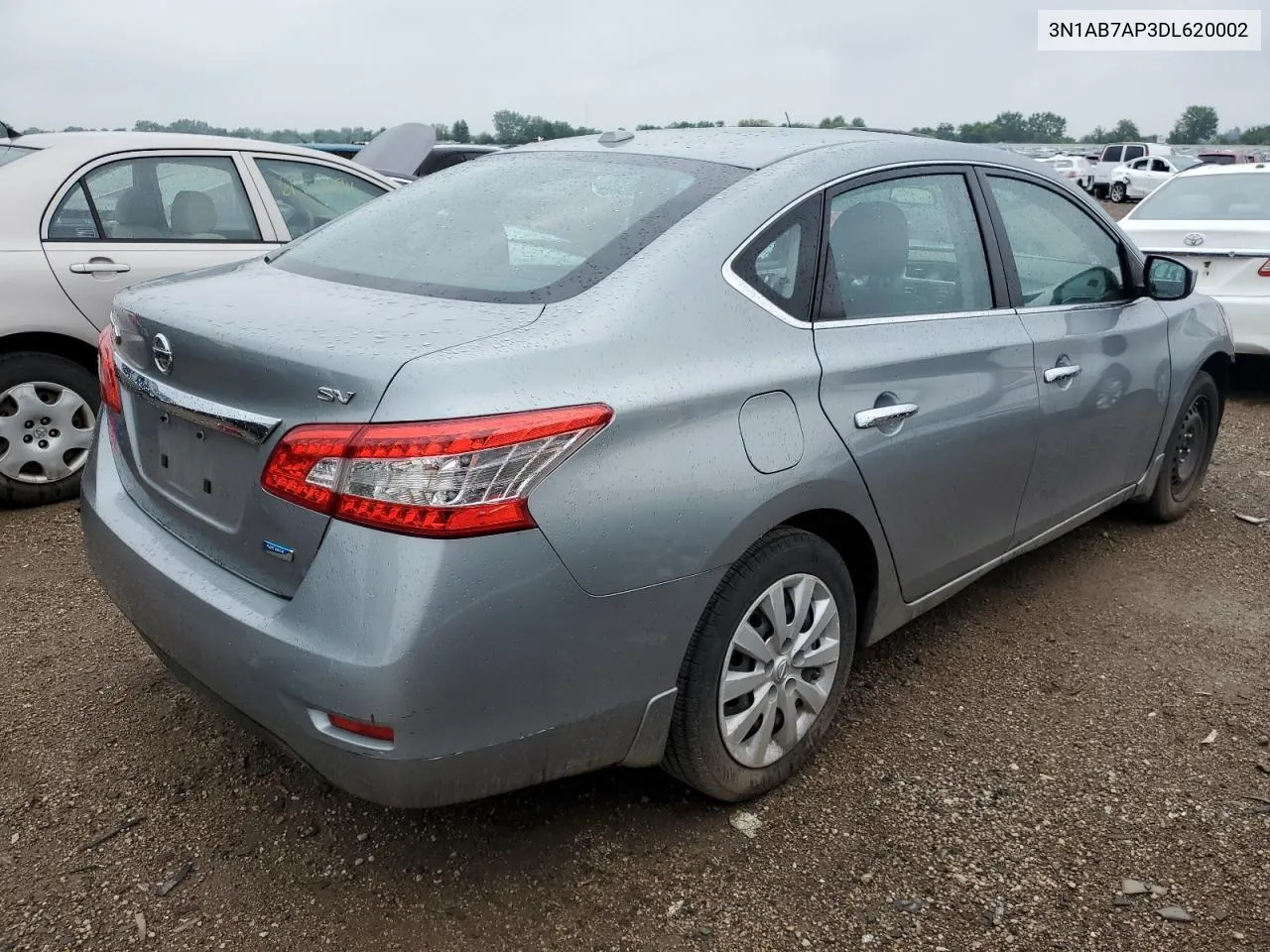 2013 Nissan Sentra S VIN: 3N1AB7AP3DL620002 Lot: 62465204