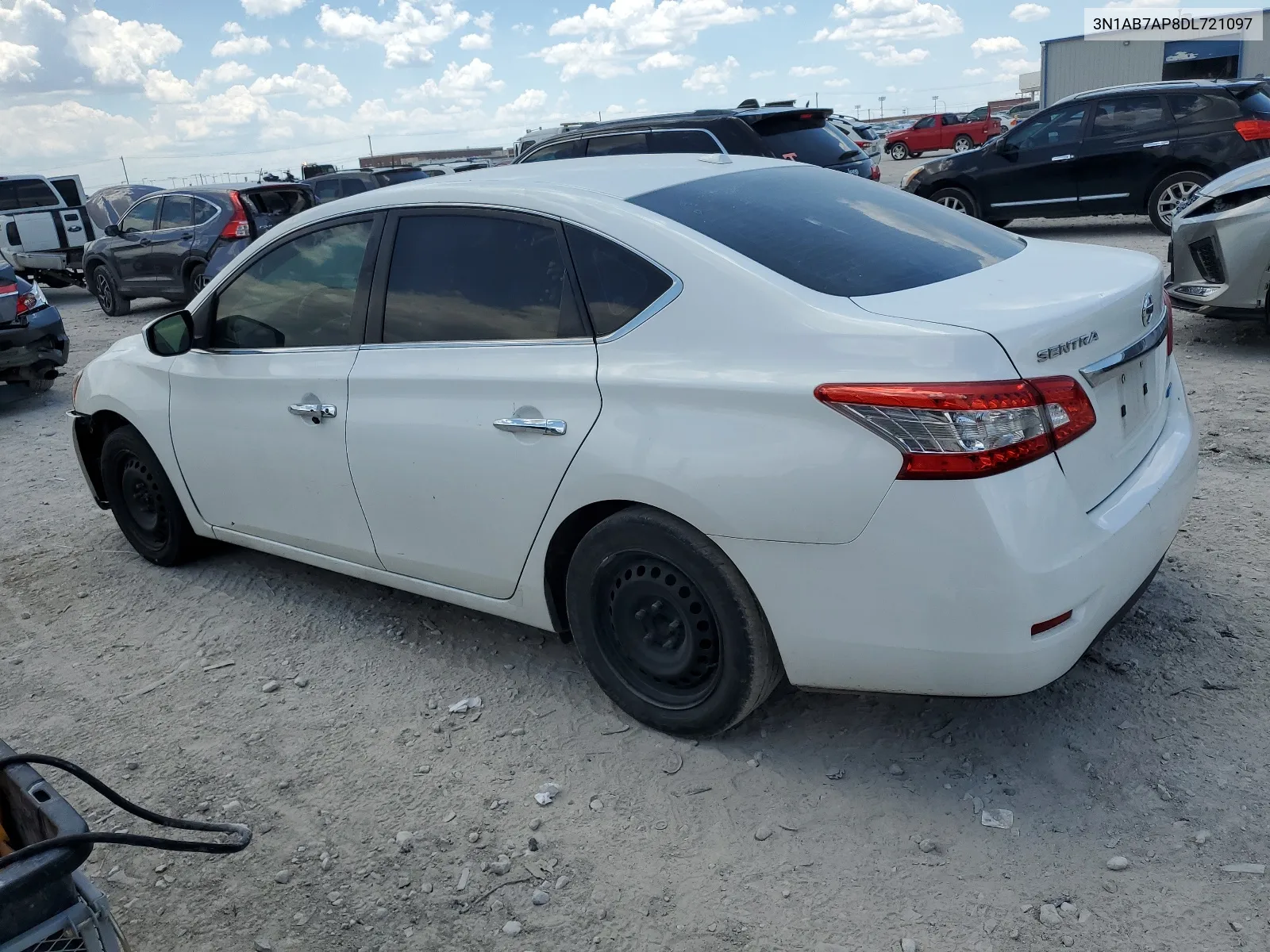 2013 Nissan Sentra S VIN: 3N1AB7AP8DL721097 Lot: 62670804