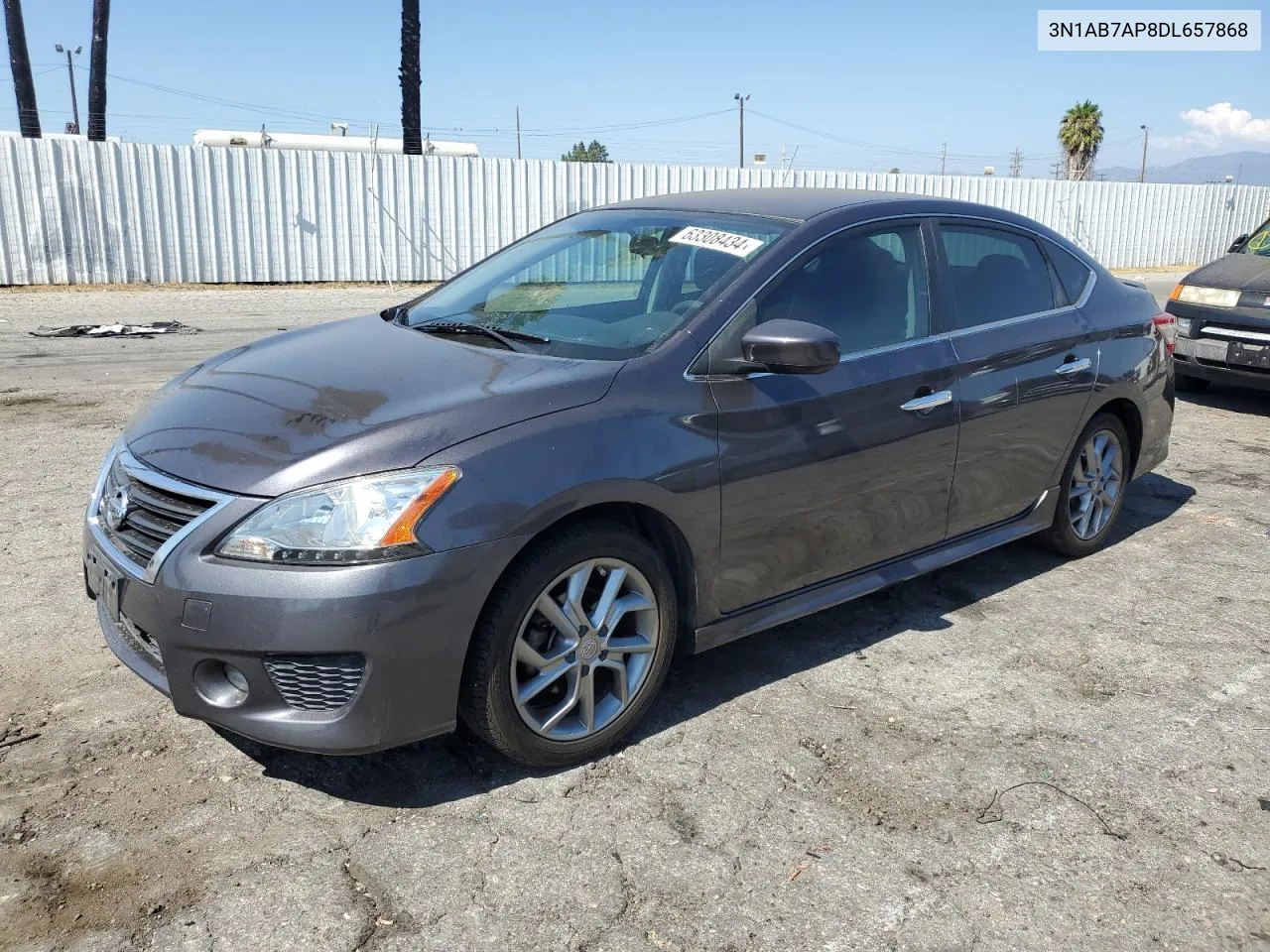 2013 Nissan Sentra S VIN: 3N1AB7AP8DL657868 Lot: 63308434