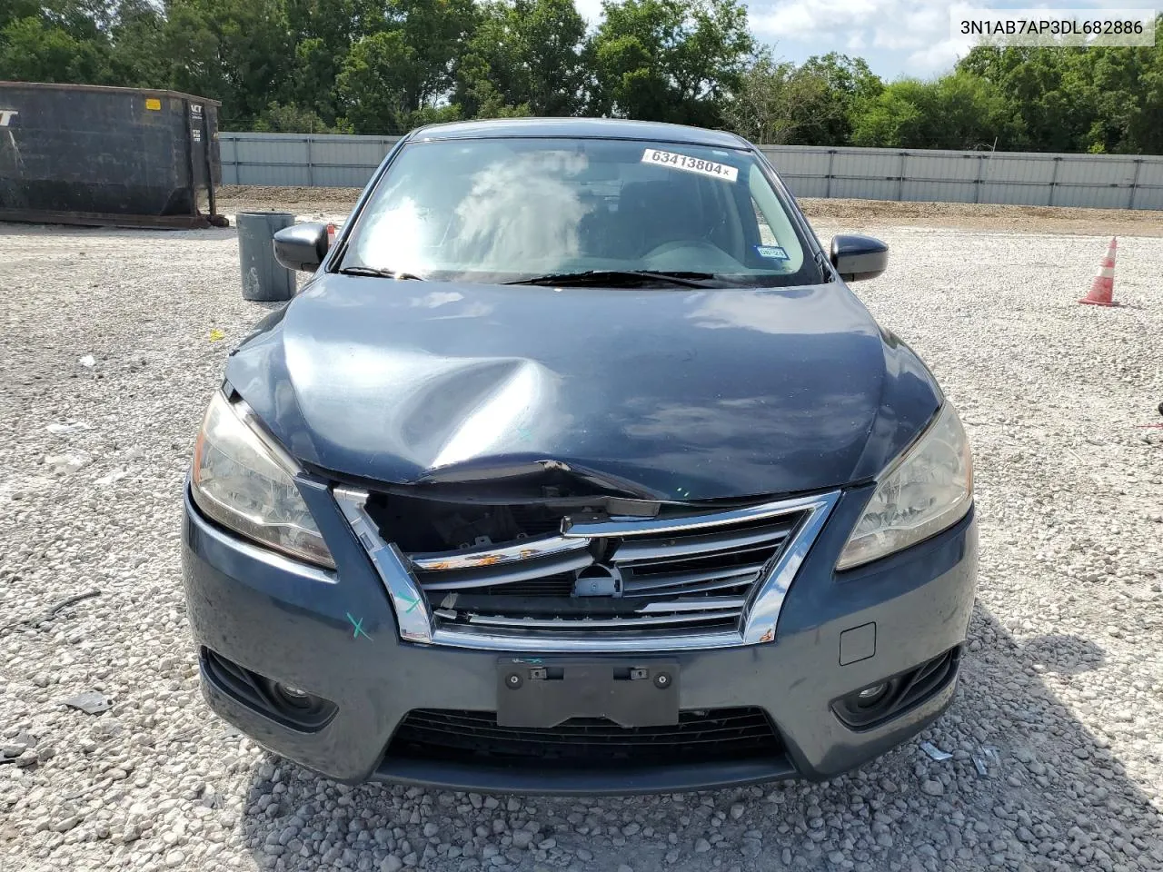 2013 Nissan Sentra S VIN: 3N1AB7AP3DL682886 Lot: 63413804