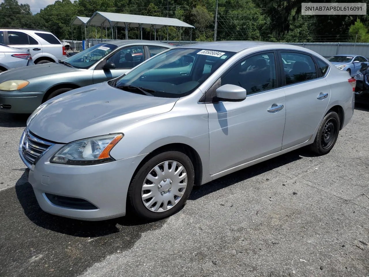 3N1AB7AP8DL616091 2013 Nissan Sentra S