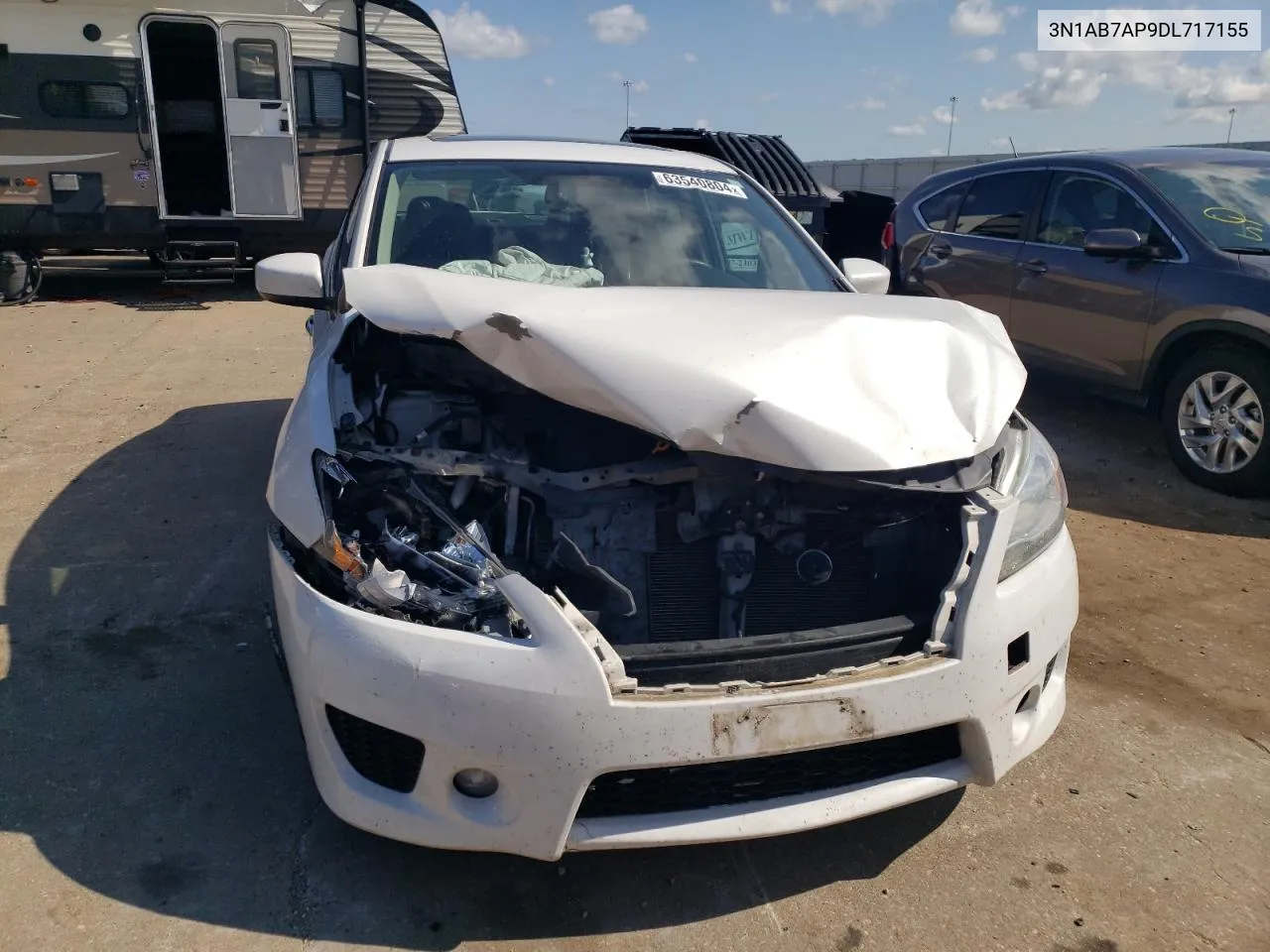 2013 Nissan Sentra S VIN: 3N1AB7AP9DL717155 Lot: 63540804