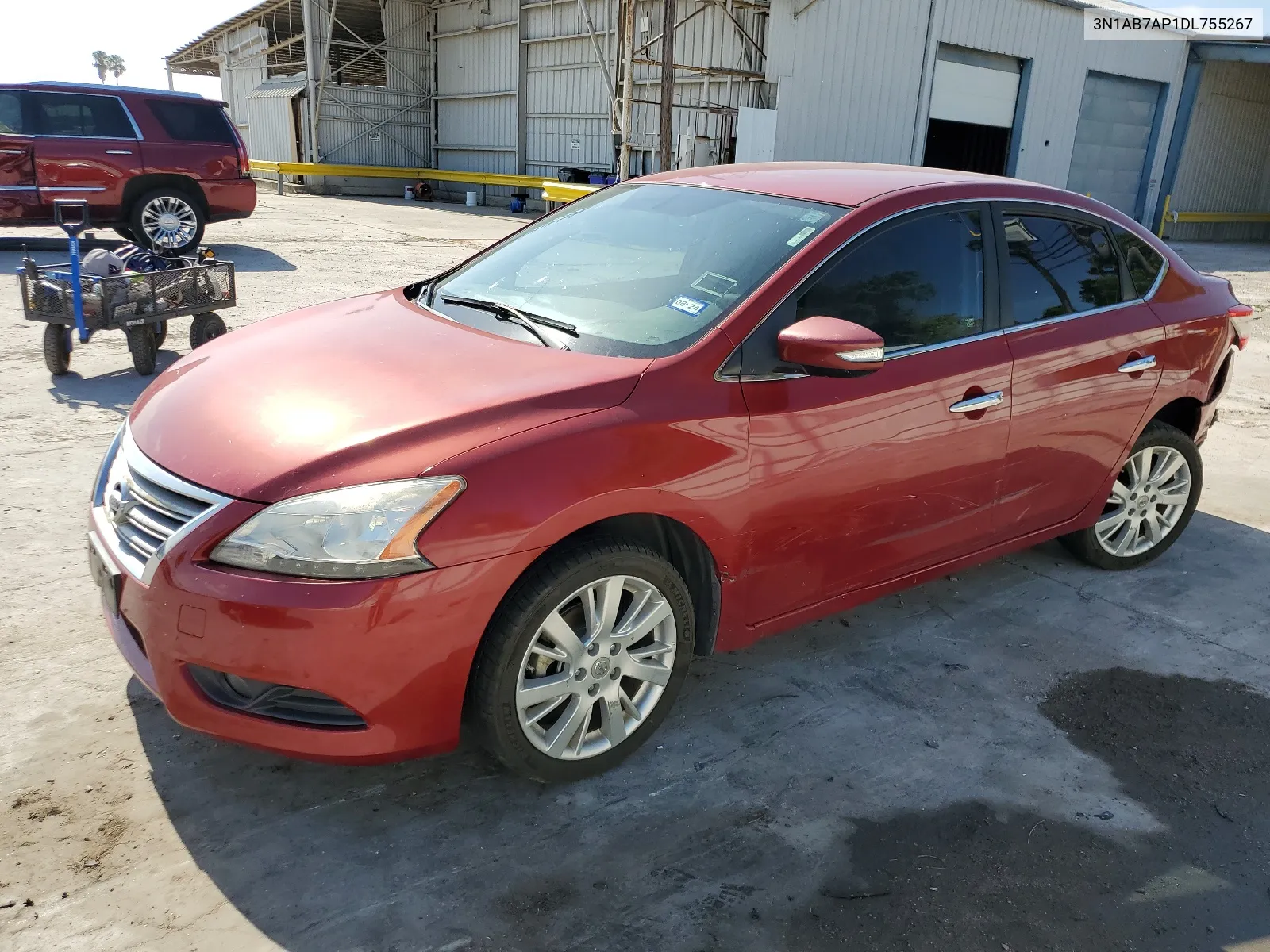 2013 Nissan Sentra S VIN: 3N1AB7AP1DL755267 Lot: 63827804