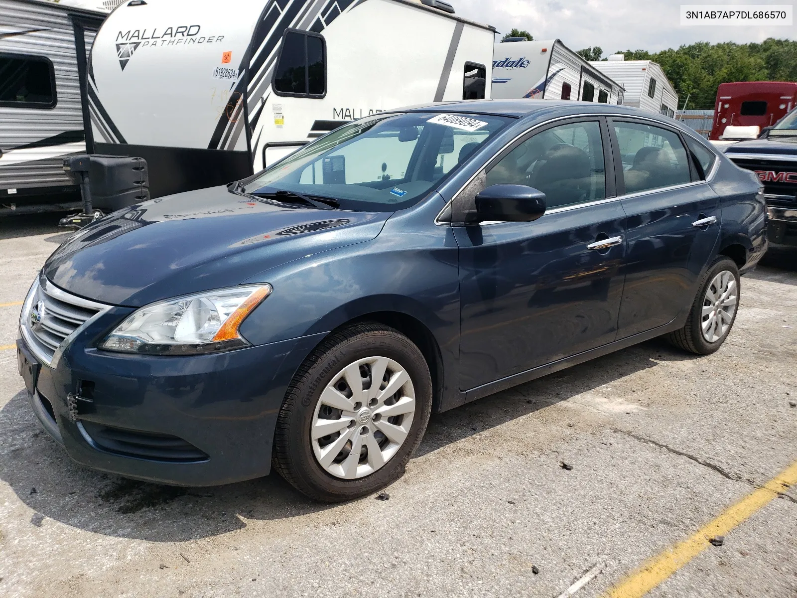 3N1AB7AP7DL686570 2013 Nissan Sentra S