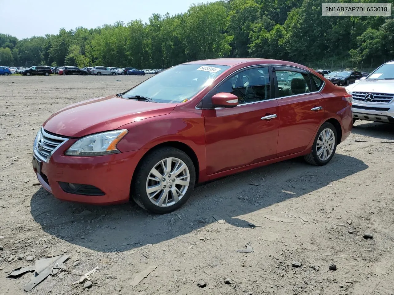 2013 Nissan Sentra S VIN: 3N1AB7AP7DL653018 Lot: 64235994