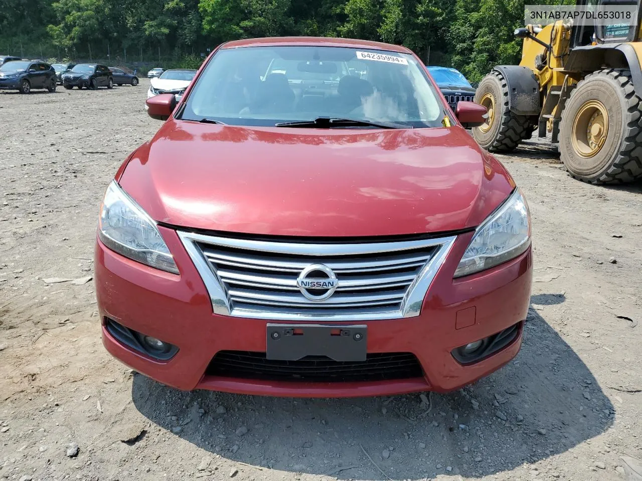 2013 Nissan Sentra S VIN: 3N1AB7AP7DL653018 Lot: 64235994