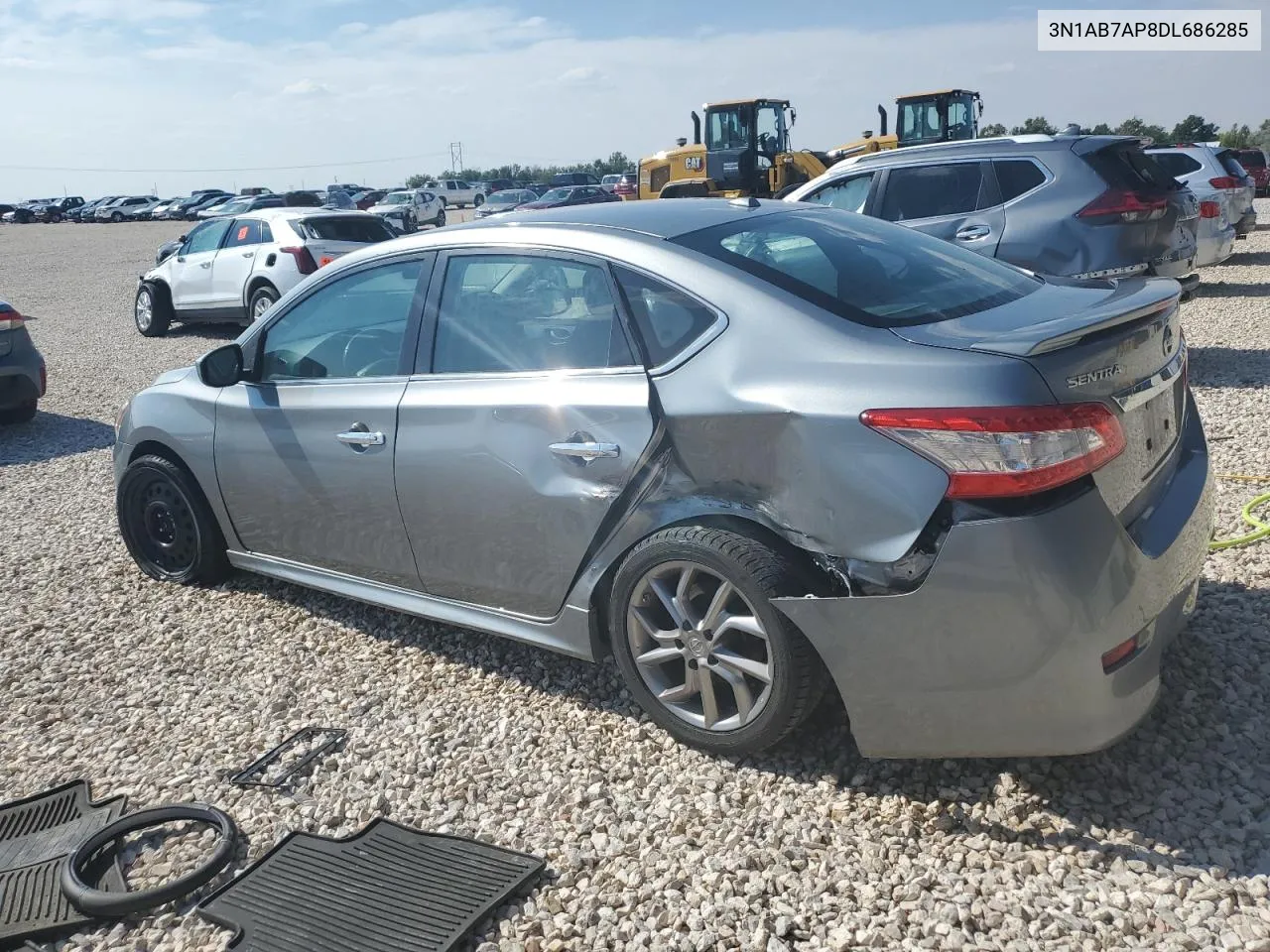 2013 Nissan Sentra S VIN: 3N1AB7AP8DL686285 Lot: 64581024