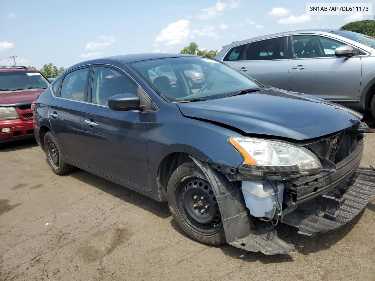 2013 Nissan Sentra S VIN: 3N1AB7AP7DL611173 Lot: 64744954