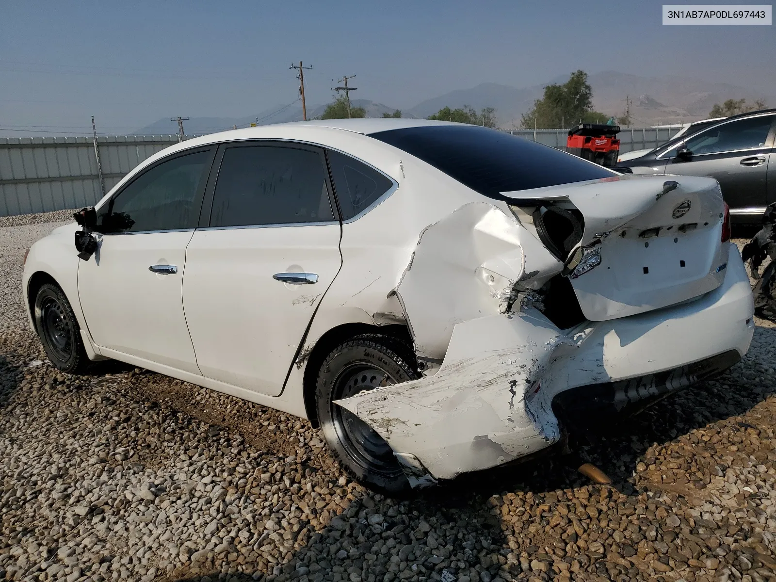 2013 Nissan Sentra S VIN: 3N1AB7AP0DL697443 Lot: 64996264