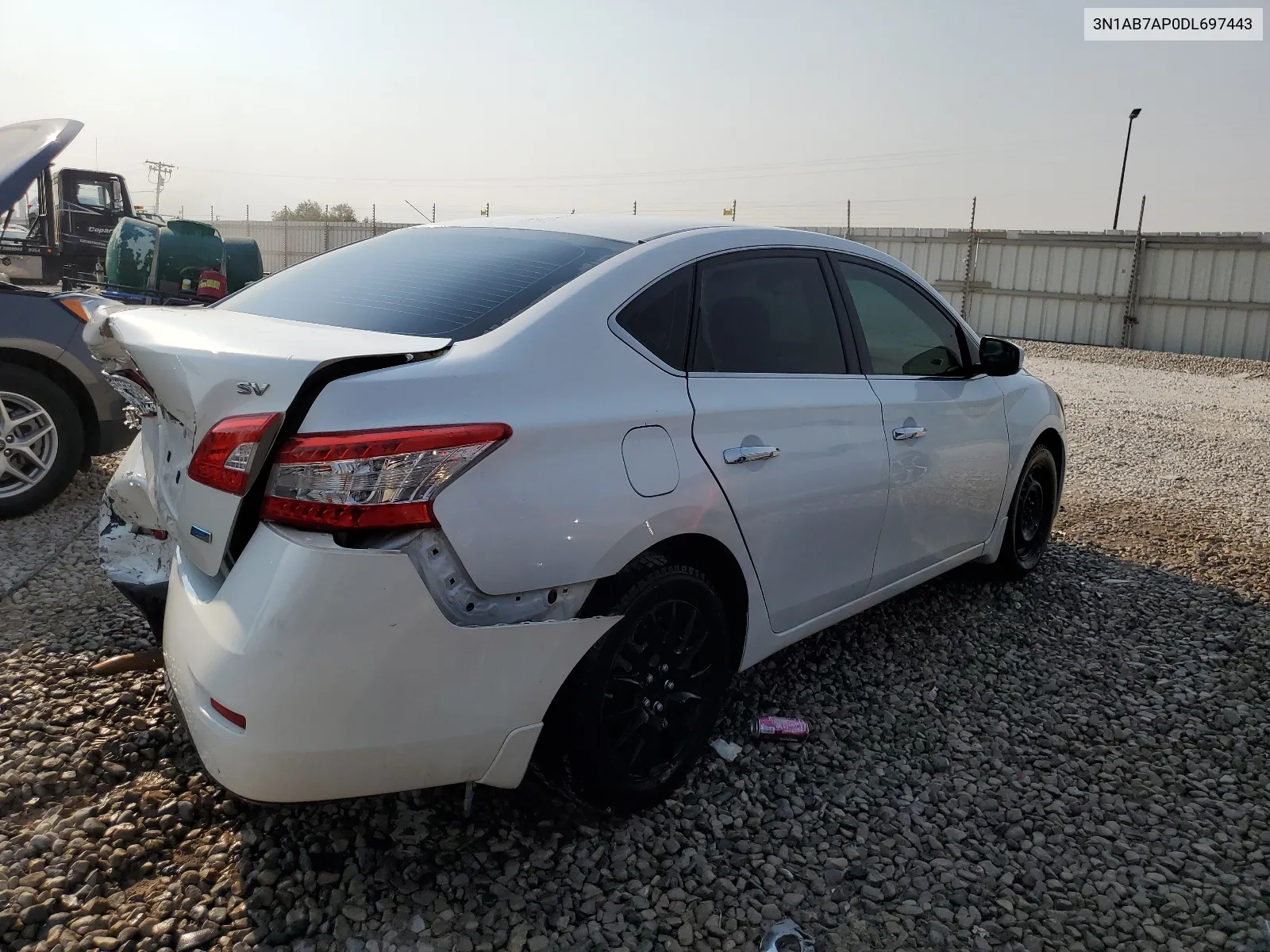 2013 Nissan Sentra S VIN: 3N1AB7AP0DL697443 Lot: 64996264